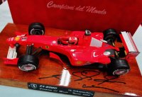 フェラーリF1　Campion del Mondo natale 2000 シューマッハサイン入り　　シューマッハが関係者へのクリスマスプレゼント用に用意したモデルです　３２×15ｃｍ　（サイン無し　80000円）　　　　　　