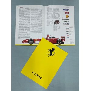 画像: F2004   F1プレスカード