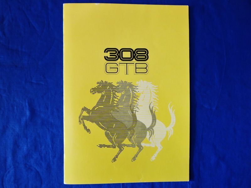画像1: 308 GTB 　７６　カタログ当時物 (1)