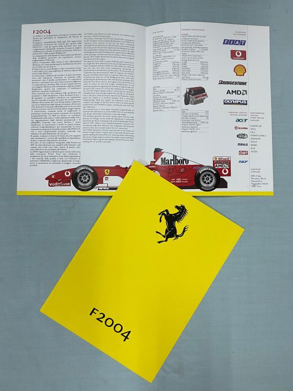 画像1: F2004   F1プレスカード (1)