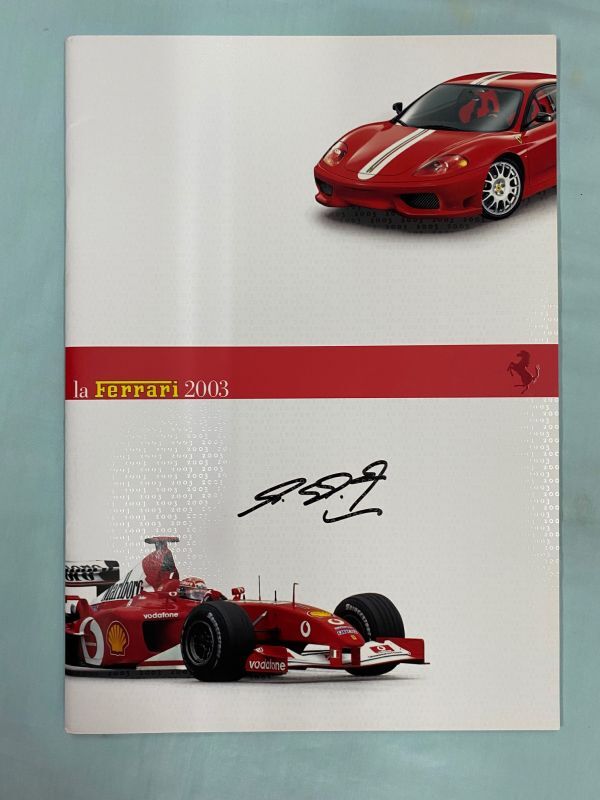 画像1: ラ・フェラーリ　2002　シューマッハ直筆サイン入り (1)